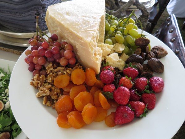 Cheese plate with fruits and nuts!