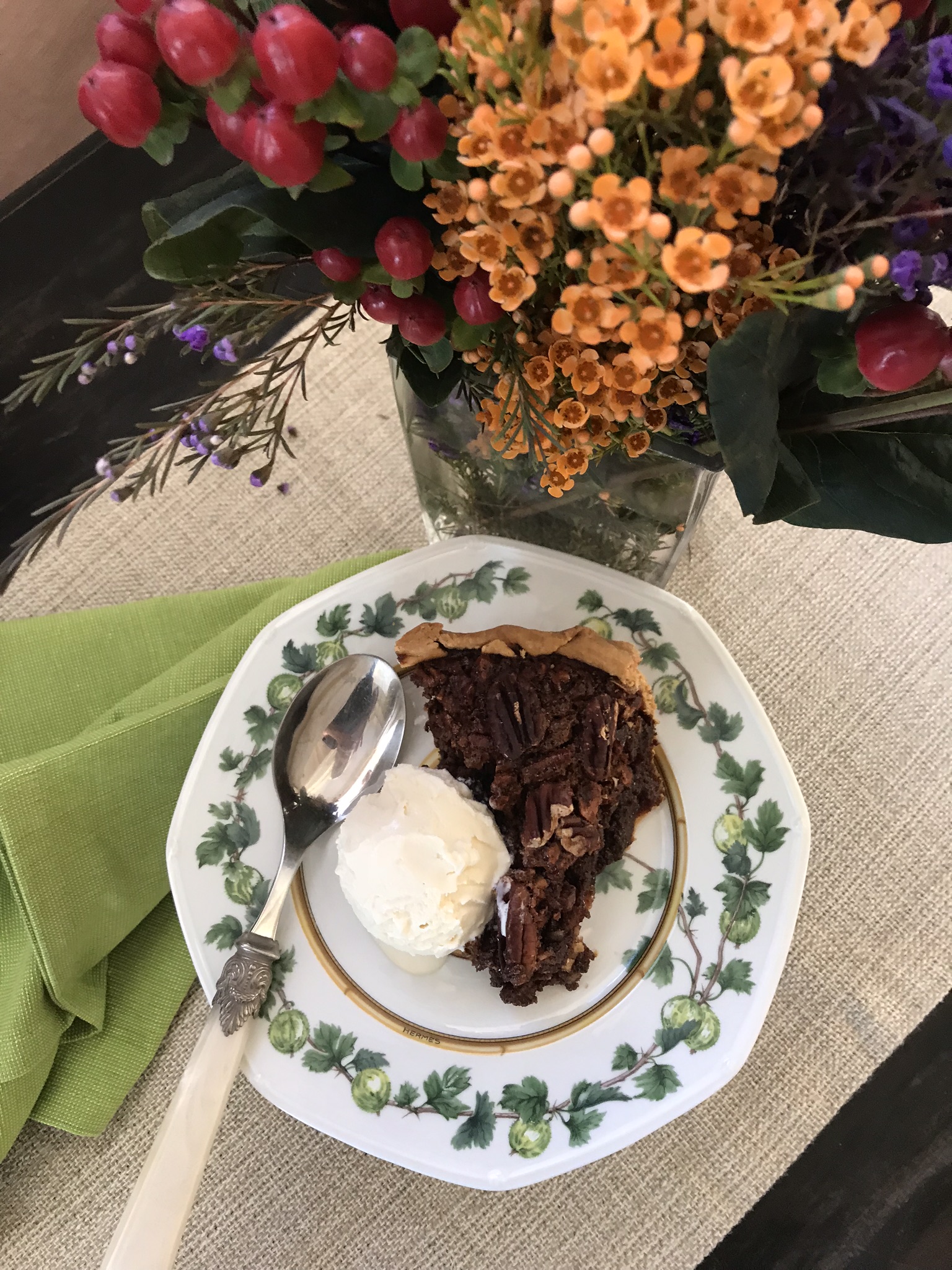 Chocolate Pecan Pie with Ice Cream_Pamela Morgan_Flirting with Flavors