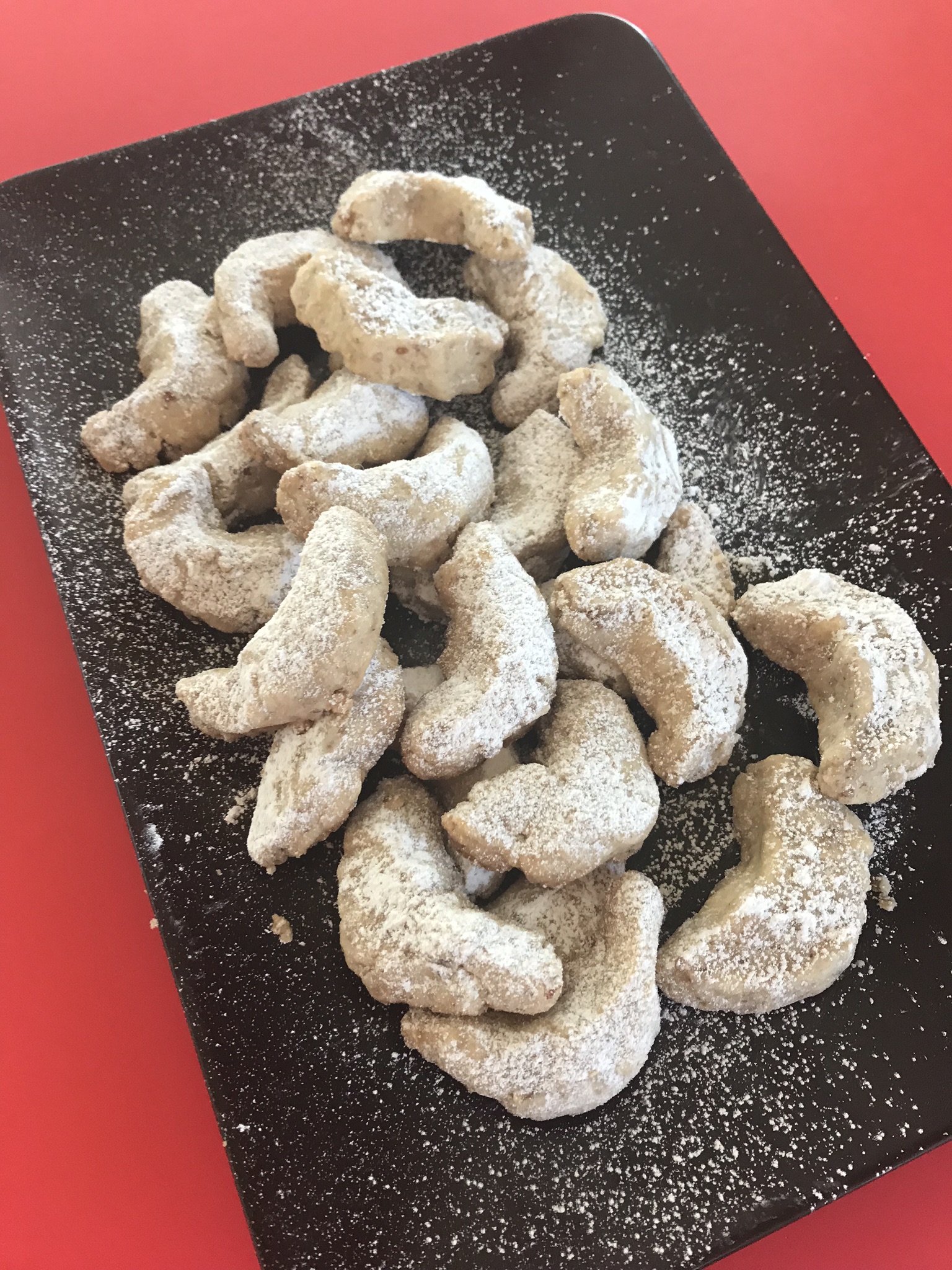 Hungarian Crescent Moon Cookies Plated_Flirting with Flavors_Pamela Morgan